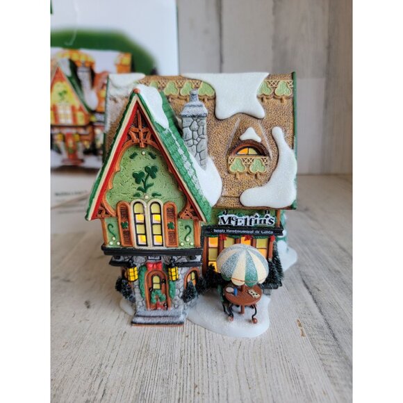 Dept 56 56755 McElfin's Irish Restaurant & Gifts village accessory xmas - Picture 1 of 9